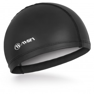 Σκουφάκι Κολύμβησης AMILA Fabric Silicone Μαύρο Σκουφάκι Κολύμβησης AMILA Fabric Silicone Μαύρο