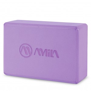 Τούβλο Yoga AMILA Brick Μωβ Τούβλο Yoga AMILA Brick Μωβ