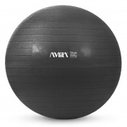 Μπάλα Γυμναστικής AMILA GYMBALL 75cm Μαύρη Bulk 