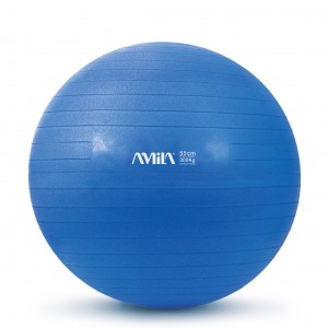 Μπάλα Γυμναστικής AMILA GYMBALL 55cm Μπλε Bulk