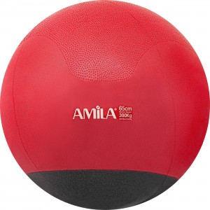 Μπάλα Γυμναστικής AMILA GYMBALL 65cm Κόκκινη με Βάρος στην Βάση Μπάλα Γυμναστικής AMILA GYMBALL 65cm Κόκκινη με Βάρος στην Βάση