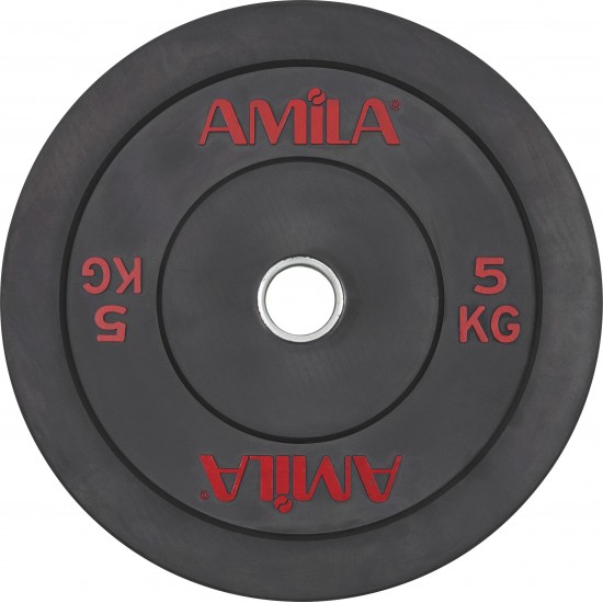 Δίσκος AMILA Black R Bumper 50mm 5Kg 