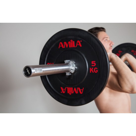 Δίσκος AMILA Black R Bumper 50mm 5Kg 