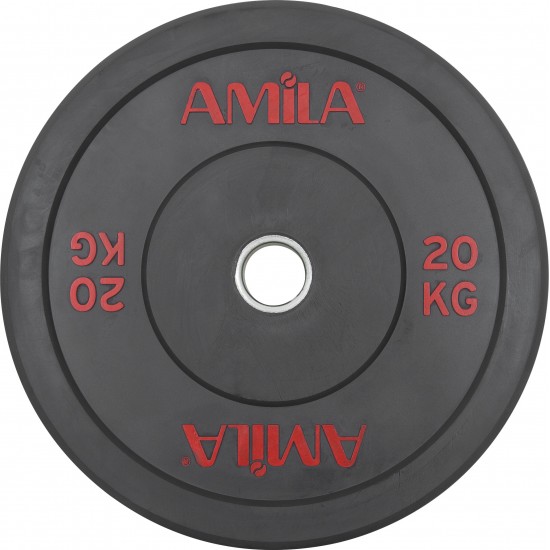 Δίσκος AMILA Black R Bumper 50mm 20Kg 