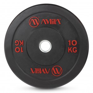 Δίσκος AMILA Black R Bumper Slim 50mm 10Kg Δίσκος AMILA Black R Bumper Slim 50mm 10Kg
