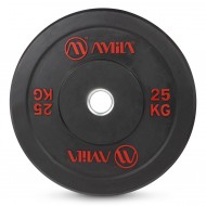 Δίσκος AMILA Black R Bumper Slim 50mm 25Kg Δίσκος AMILA Black R Bumper Slim 50mm 25Kg