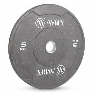 Δίσκος Color Bumper Plate Slim 50 mm 5 kg – Γκρι