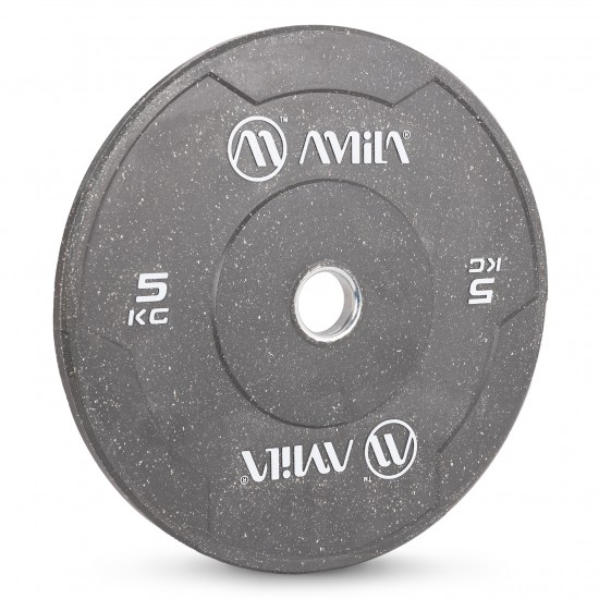 Δίσκος Color Bumper Plate Slim 50 mm 5 kg – Γκρι Δίσκος Color Bumper Plate Slim 50 mm 5 kg – Γκρι