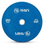 Δίσκος Color Bumper Plate Slim 50 mm 20 kg – Μπλε Δίσκος Color Bumper Plate Slim 50 mm 20 kg – Μπλε