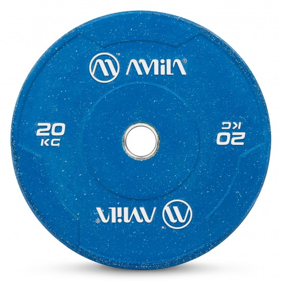 Δίσκος Color Bumper Plate Slim 50 mm 20 kg – Μπλε Δίσκος Color Bumper Plate Slim 50 mm 20 kg – Μπλε
