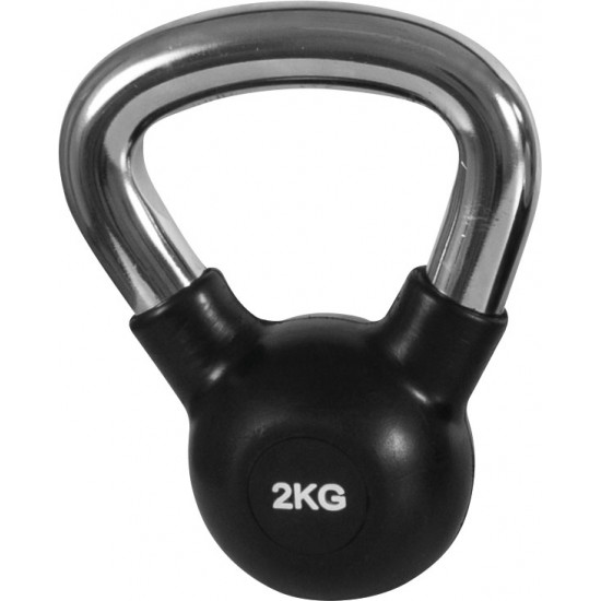 Kettlebell Rubber Cover Cr Handle 2Kg 