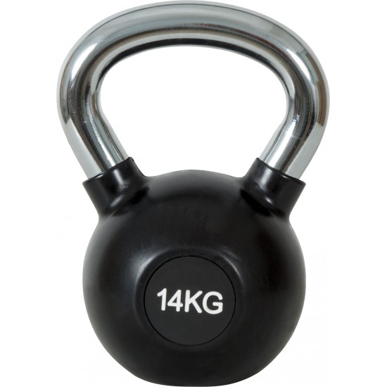 Kettlebell Rubber Cover Cr Handle 14Kg 