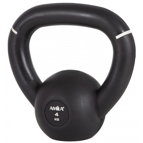 AMILA Kettlebell Original Rubber 4Kg AMILA Kettlebell Original Rubber 4Kg