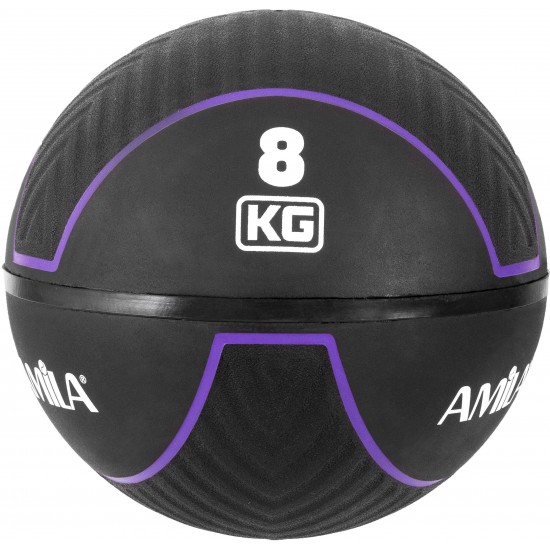 Μπάλα AMILA Medicine Ball HQ Rubber 8Kg 