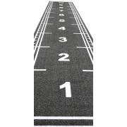Χλοοτάπητας Sprint Track με Αρίθμηση Μήκους 10m Μαύρο Χλοοτάπητας Sprint Track με Αρίθμηση Μήκους 10m Μαύρο