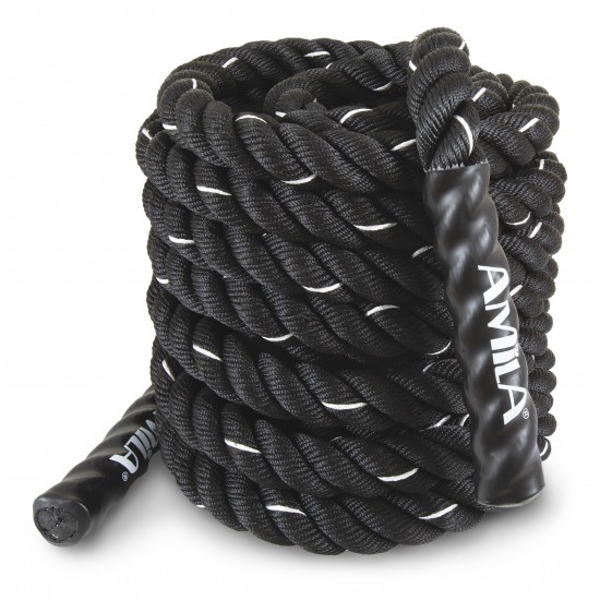 Σχοινί Προπόνησης Crossfit AMILA Battle Rope NS 9m 