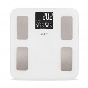 Ζυγαρία Smart με Λιπομέτρηση AMILA FITBODY 5 Ζυγαρία Smart με Λιπομέτρηση AMILA FITBODY 5