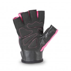 Γάντια Άρσης Βαρών AMILA Amara PU Ροζ/Μαύρο S