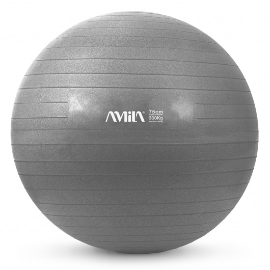 Μπάλα γυμναστικής AMILA GYMBALL 75cm Γκρι Μπάλα γυμναστικής AMILA GYMBALL 75cm Γκρι
