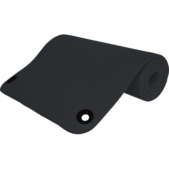 Στρώμα Γυμναστικής NBR 15mm 100Kg 183cm Μαύρο 