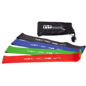 Σετ Λάστιχα Αντίστασης AMILA SMALL LOOPBAND (Light - Ultimate) Σετ Λάστιχα Αντίστασης AMILA SMALL LOOPBAND (Light - Ultimate)