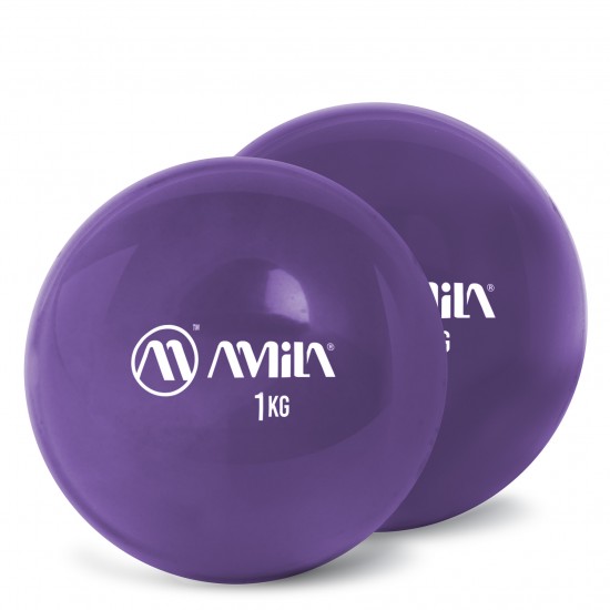 AMILA Palm Ball Two-Pack 1,0Kg Μωβ 