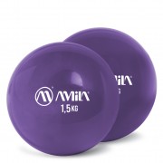 AMILA Palm Ball Two-Pack 1,5Kg Μωβ 