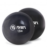 AMILA Palm Ball Two-Pack 1,5Kg Μαύρο 