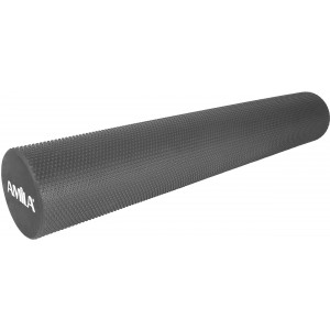 Foam Roller PRO Φ15x90cm Μαύρο