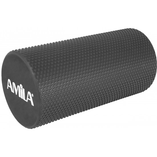 Foam Roller Pro Φ15x30cm Μαύρο 