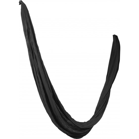 Κούνια Yoga ελαστική (Elastic Yoga Swing Hammock) Μαύρη 6m 