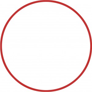 Χούλα-Χουπ HQ 60cm - Φ19mm - 230gr, Κόκκινο Χούλα-Χουπ HQ 60cm - Φ19mm - 230gr, Κόκκινο