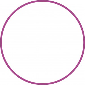 Χούλα Χουπ HQ 80cm - Φ19mm - 330gr, Φούξια Χούλα Χουπ HQ 80cm - Φ19mm - 330gr, Φούξια