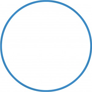 Χούλα Χουπ HQ 80cm - Φ19mm - 330gr, Μπλε Χούλα Χουπ HQ 80cm - Φ19mm - 330gr, Μπλε