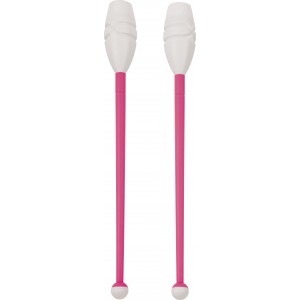 Κορίνες Ρυθμικής Γυμναστικής 45cm Μαλακές, Φούξια/Λευκό