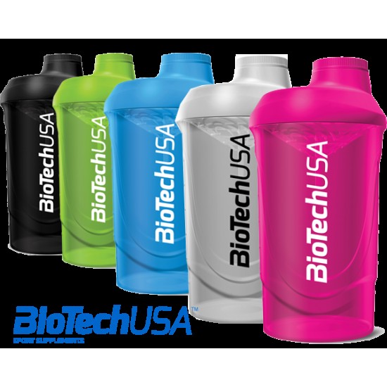 NEON WAVE SHAKER 600 ML (Μαύρο) BIOTECH 