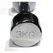 Chrome Dumbbell 3kg inSPORTline Crossteel 