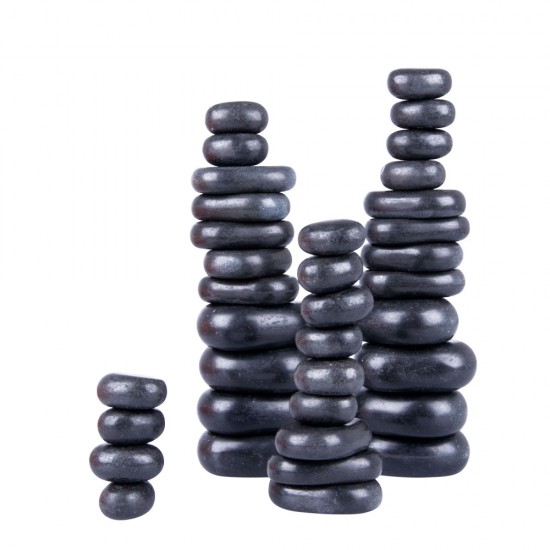 BASALT LAVA STONE SET 36 ΤΕΜ INSPORTLINE 