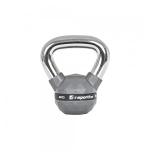 RUBBER-COATED 4KG KETTLEBELL INSPORTLINE PU RUBBER-COATED 4KG KETTLEBELL INSPORTLINE PU
