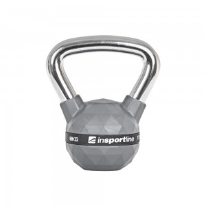RUBBER-COATED 8KG KETTLEBELL INSPORTLINE PU RUBBER-COATED 8KG KETTLEBELL INSPORTLINE PU
