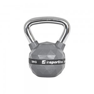 RUBBER-COATED 12KG KETTLEBELL INSPORTLINE PU RUBBER-COATED 12KG KETTLEBELL INSPORTLINE PU