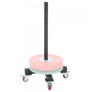 Portable Olympic Weight Plate Rack inSPORTline Welo