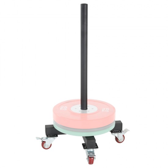 Portable Olympic Weight Plate Rack inSPORTline Welo 