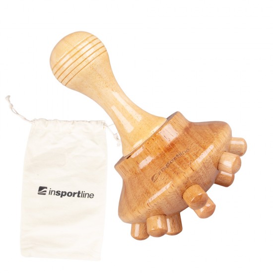 Wooden Mushroom Massager inSPORTline Rostas 