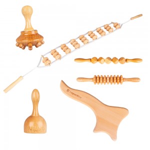 Wooden Full Body Massage Set inSPORTline Teriva Set Wooden Full Body Massage Set inSPORTline Teriva Set