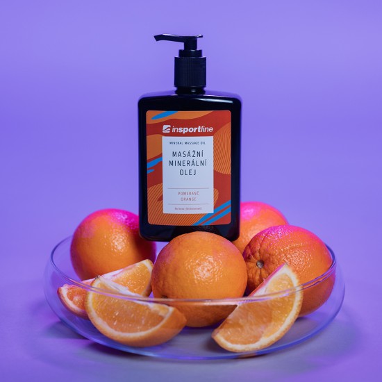 MINERAL MASSAGE OIL INSPORTLINE ORANGE 500 ML 