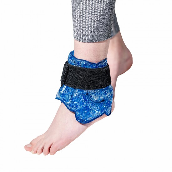 Warming/Cooling Gel Beads Ankle Wrap inSPORTline Vivoan 