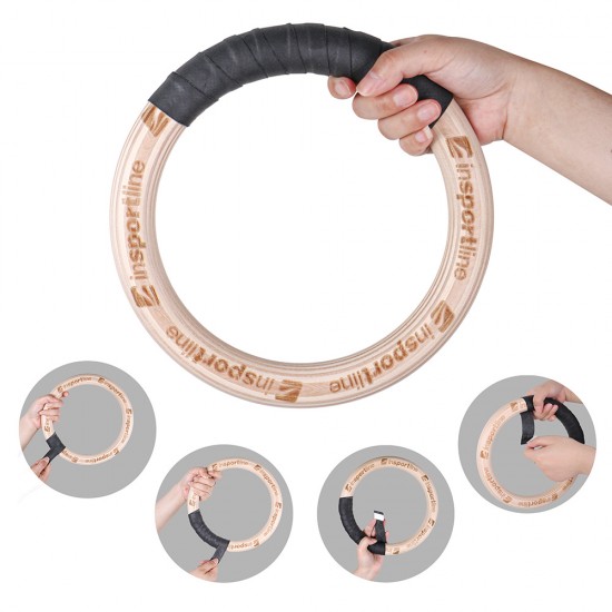 Wooden Gymnastic Rings inSPORTline Suspe II 