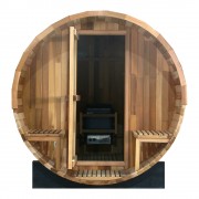 Barrel Sauna inSPORTline Viduor 600 – Cedar Wood 