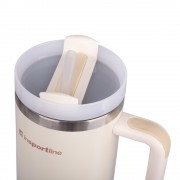 Insulated Travel Mug (Beige) inSPORTline Misakafi Tumbler 1,200 ml Insulated Travel Mug (Beige) inSPORTline Misakafi Tumbler 1,200 ml